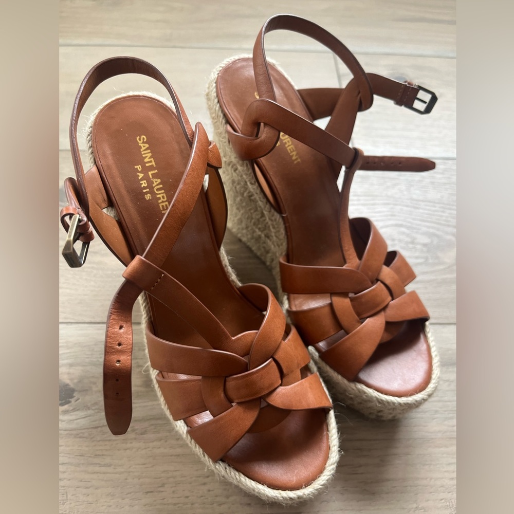 Yves Saint Laurent wedge Sandles